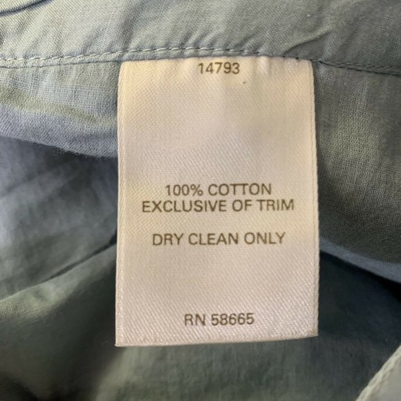 Halogen Blue Gold Floral Embroidery Pleated SKirt - Picture 10 of 10